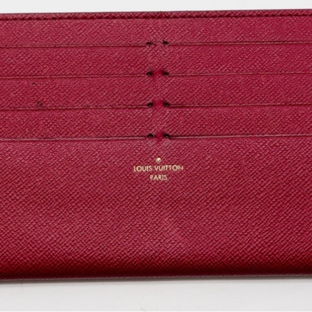 Louis Vuitton Brown and Red Monogram Wallet Set - Picture 9 of 9